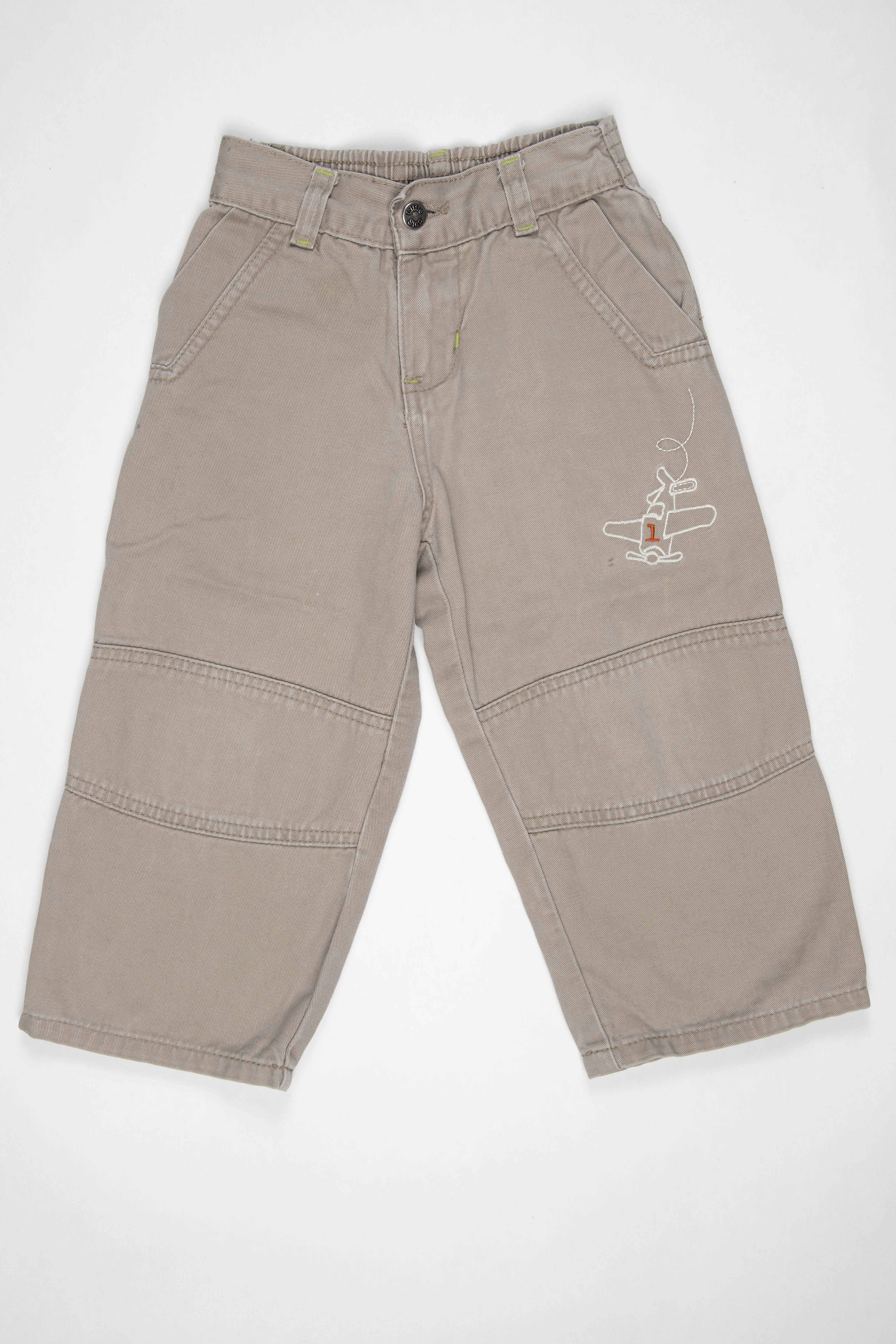 Pantalon drill pierna ancho 100% algodón - Little Step