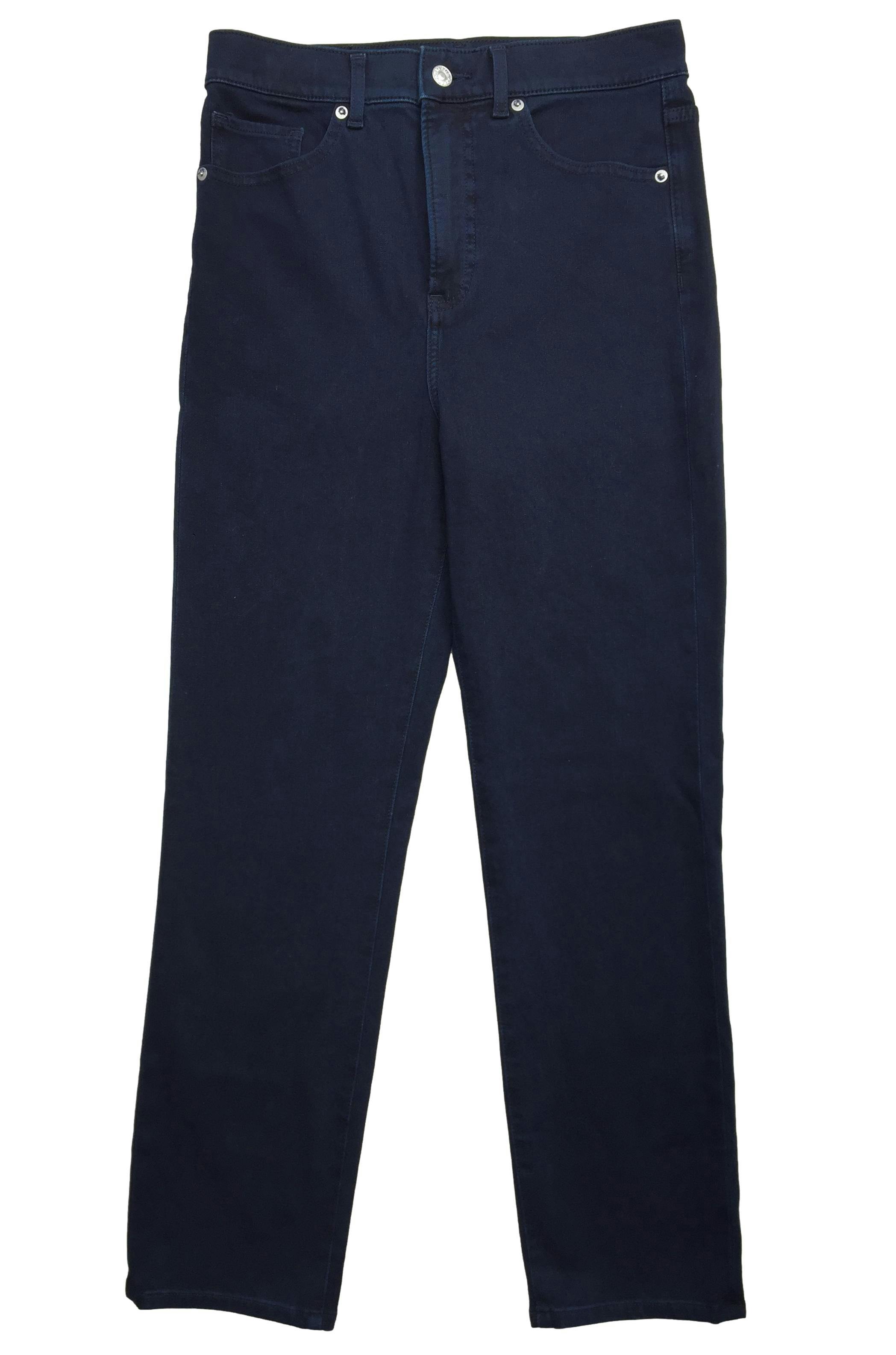 Pantalón jean Express azulino slim, botón y cierre. Cintura: 72cm, Tiro: 31cm, Largo: 98cm