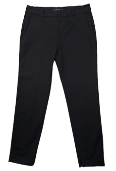 Pantalón formal Zara negro slim fit con bolsillos laterales. Cintura 75cm Tiro 24cm Largo 95cm