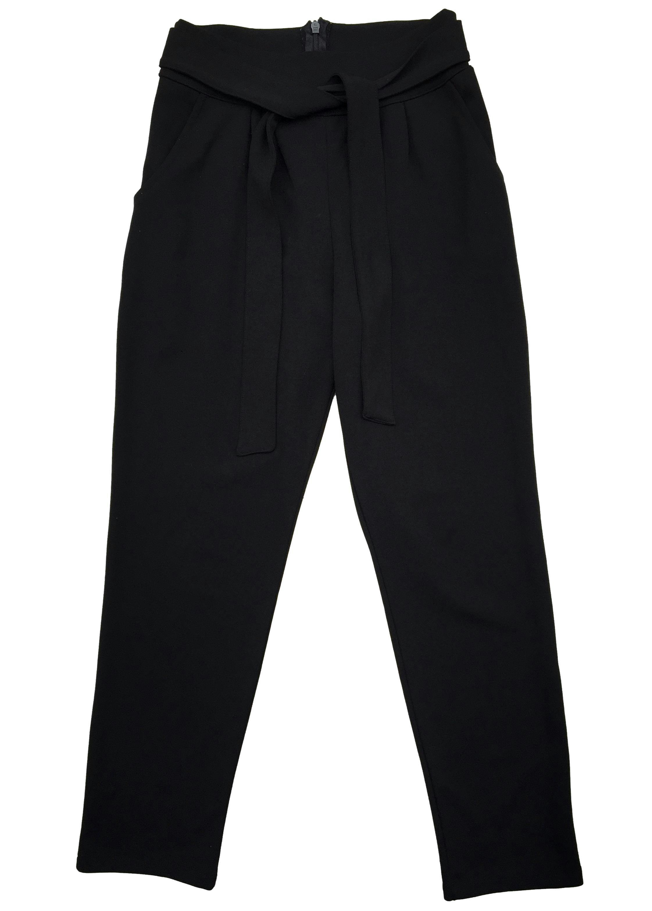 pantalon - Pantalón negro One love 100% algodón con cintos para amarrar.Cintura 66cm, Tiro 32 cm, Largo 96 cm.  - Talla S  - One love