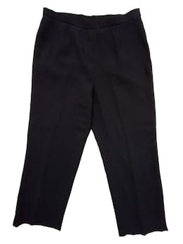 Pantalón Kasper sastre negro con pinzas, broche y cierre en el costado. Cintura: 42 cm, Largo: 102 cm. Precio original 79 dólares