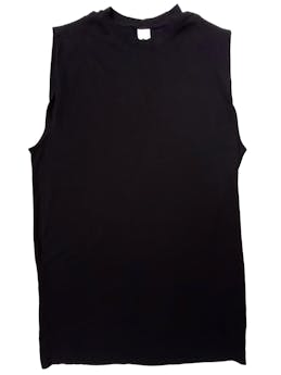 Polo deportivo negro leonisa, cuello redondo. busto 90 cm, largo 61 cm. nuevo, con etiqueta 