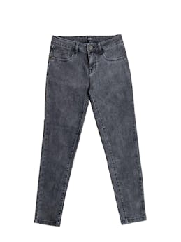 Pantalón jean MTH urbanwear gris. Cintura: 70cm, largo: 90cm