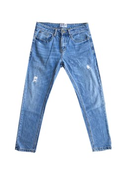 Pantalón jean Bearcliff lightwash. Cintura: 80cm, largo: 95cm