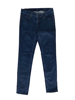Pantalón jean oscuro mango modelo skinny jean. Cintura: 76cm, largo: 94cm