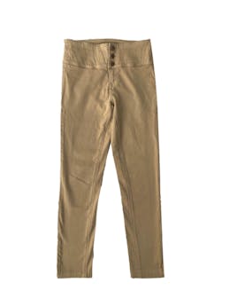 Scombro - pantalón beige con pretina ancha. largo: 85 cm. cintura: 66 cm. 